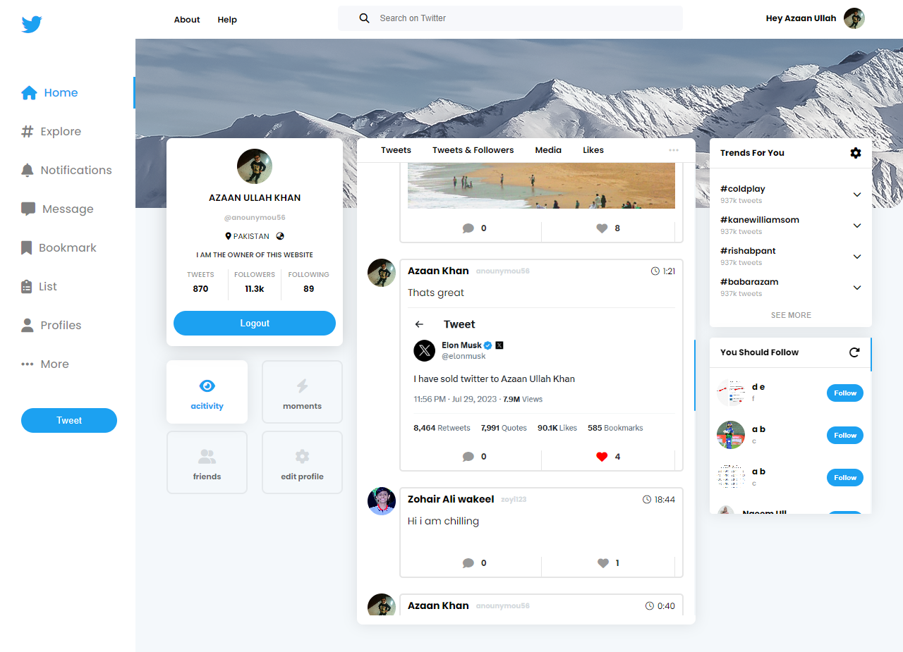 website
